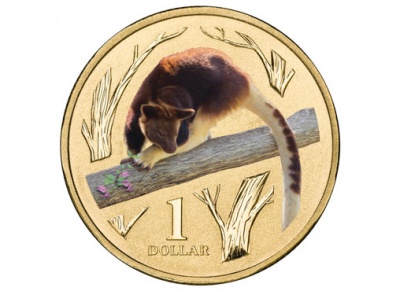 Австралия. 1 доллар. 2012 (Unc. Эмаль. Карточка)