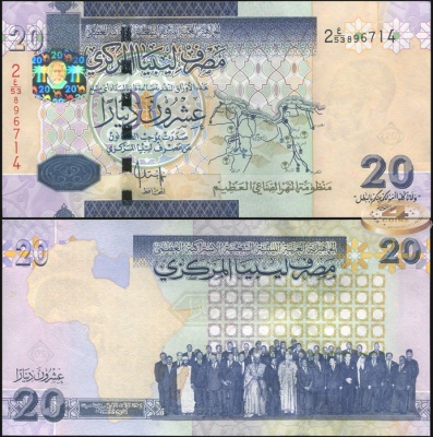 Ливия. 20 динар (Unc) 2009