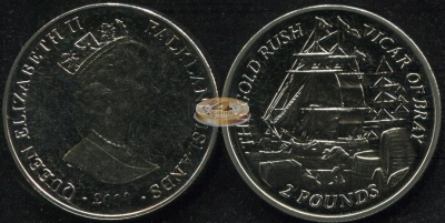 Фолклендские о-ва. 2 фунта. 2000 (Unc)