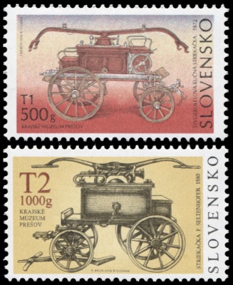 Словакия. 2008. Пожарная техника (Серия. MNH OG)