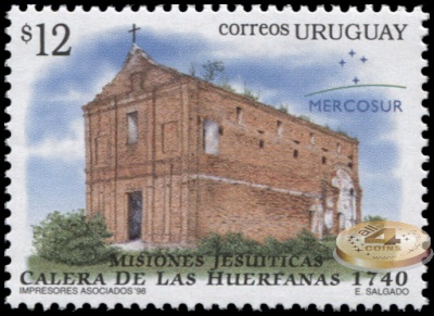 Уругвай. 1998. Иезуитская Миссия (Почтовая марка. MNH OG)