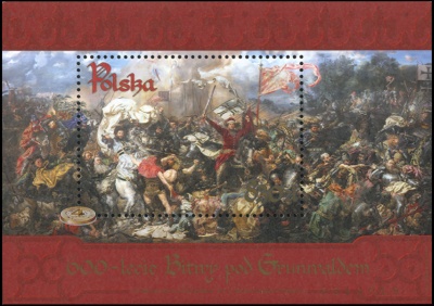 Польша. 2010. 600 лет Грюнвальдской битве (Блок. MNH OG)