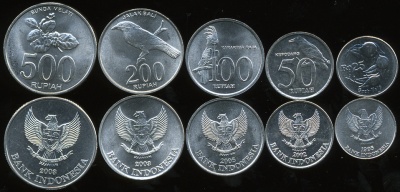 Индонезия. Набор №3 (5 монет) 1994-2005