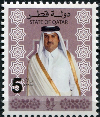 Катар. 2016. Шейх Тамим бин Хамад Аль Тани (Почтовая марка. MNH OG)