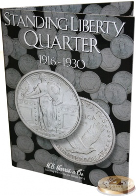 Альбом-фолдер для монет 25 центов США 1916-30 (Harris)