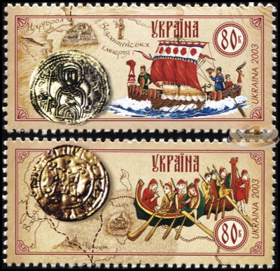 Украина. 2003. Путь из варяг в греки (Серия. MNH OG)