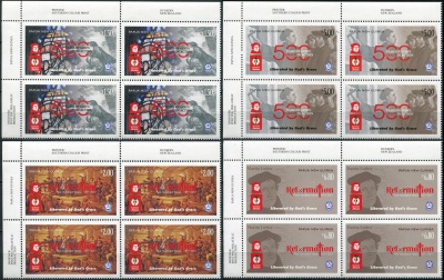 Папуа Новая Гвинея. 2017. 500 лет Реформации (Серия Квартблоков. MNH OG)