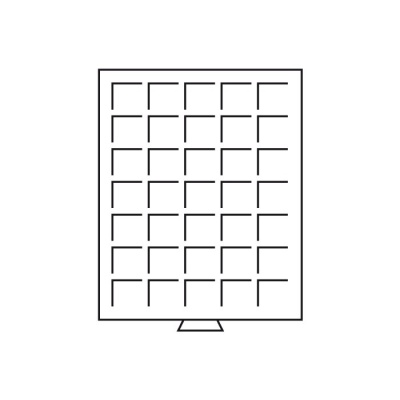 Бокс MB 35 для монет, на 35 ячеек. (Leuchtturm)