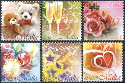 Мальта. 2007. Поздравительные марки (Серия Почтовых марок. MNH OG)