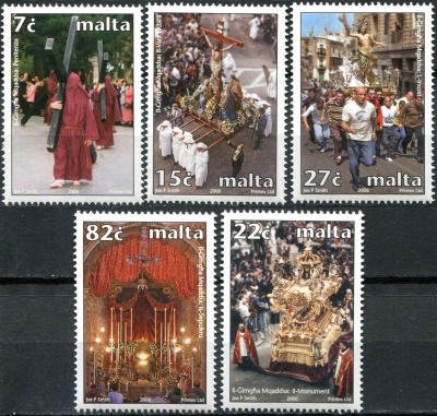 Мальта. 2006. Традиционные празднования Страстной недели (Серия Почтовых марок. MNH OG)