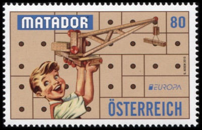 Австрия. 2015. Старые Игрушки (Почтовая марка. MNH OG)
