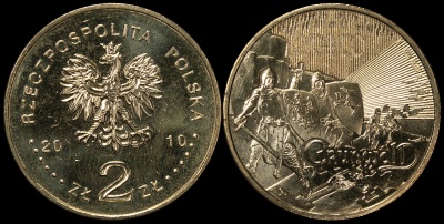 Польша. 2 злотых. 2010 (Unc) 600 лет Грюнвальдской битве