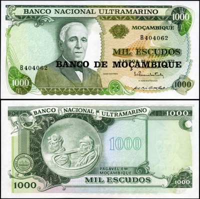Мозамбик. 1000 эскудо (Unc) 1976