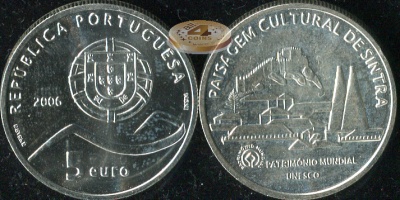 Португалия. 5 евро. 2006 (Unc. Серебро)