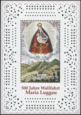 Австрия. 2013. 500 лет паломничеству в Мария Луггау (Блок. MNH OG)