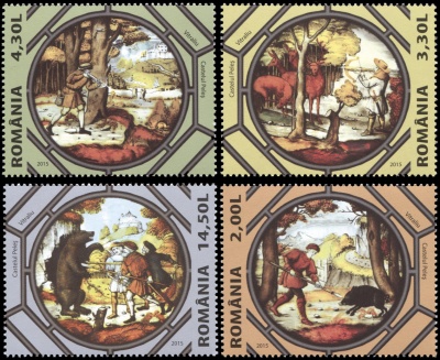 Румыния. 2015. Охота в королевских угодьях (Серия. MNH OG)