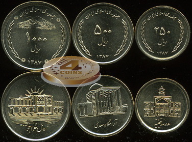 Иран. Набор №4 (3 монеты) 2009