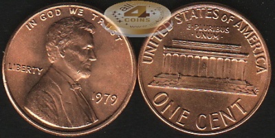 США. 1 цент. 1979 (Unc)
