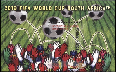 Южная Африка. 2007. Чемпионат мира по футболу. Южная Африка 2010 (Блок. MNH OG)