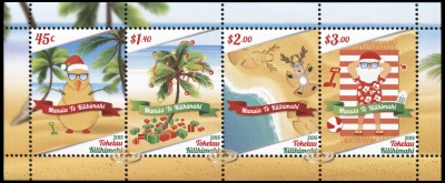 Токелау. 2015. Рождество (Малый лист. MNH OG)