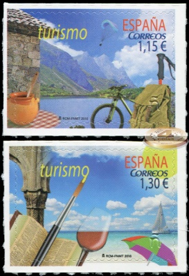 Испания. 2016. Туризм в Испании. Море и горы (Серия. MNH OG)