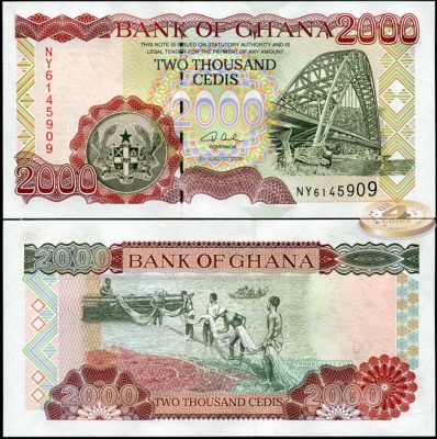 Гана. 2000 седи (Unc) 2006