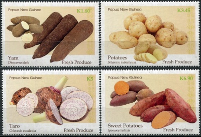 Папуа Новая Гвинея. 2019. Свежие продукты (I) (Серия. MNH OG)