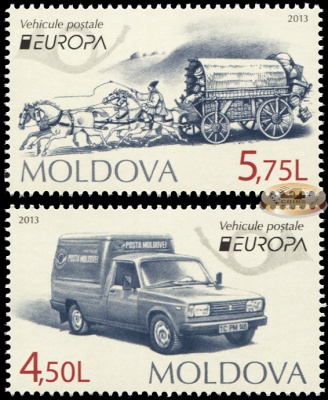 Молдова. 2013. Почтовый транспорт (Серия. MNH OG)