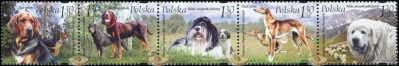 Польша. 2006. Всемирная Выставка Собак 2006 в Познани (Сцепка. MNH OG)