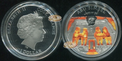 О-ва Кука. 1 доллар. 2012 (Proof. Серебрение. Эмаль)