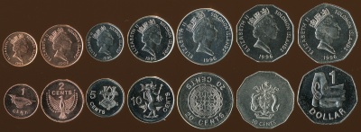 Соломоновы о-ва. Набор №1 (7 монет) 1996-2006