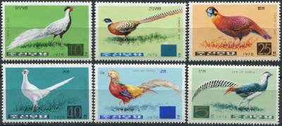 КНДР. 1976. Фазаны (Серия Почтовых марок. MNH OG)