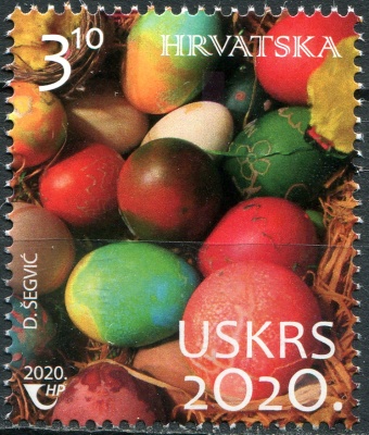 Хорватия. 2020. Пасха (Почтовая марка. MNH OG)