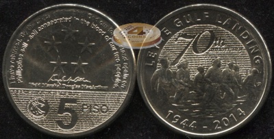 Филиппины. 5 писо. 2014 (Unc)