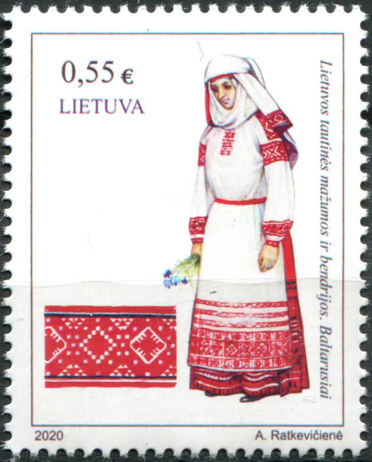 Литва. 2020. Беларусы (Почтовая марка. MNH OG)