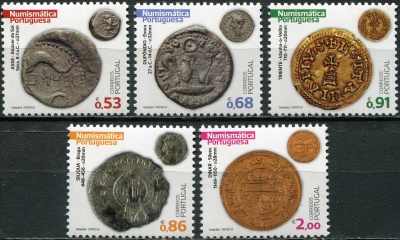 Португалия. 2020. Португальские монеты (II) (Серия Почтовых марок. MNH OG)