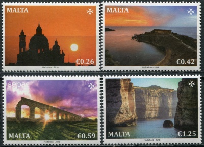 Мальта. 2018. Захватывающие виды (Серия Почтовых марок. MNH OG)