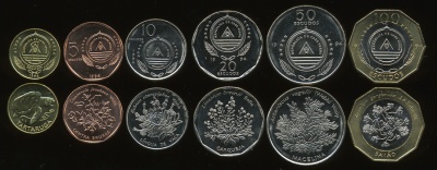 Кабо Верде. Набор №1 (6 монет. 1 биметалл) 1994