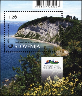 Словения. 2016. Природный парк Струньян (Блок. MNH OG)