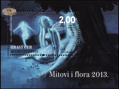 Босния и Герцеговина. 2013. Дуб австрийский (Блок. MNH OG)