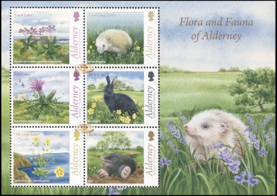 Олдерни. 2015. Флора и Фауна (Блок. MNH OG)
