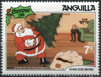 Ангилья. 1981. Рождество 1981 (Почтовая марка. MNH OG)