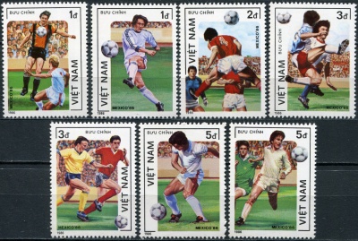 Вьетнам. 1986. Чемпионат мира по футболу в Мексике (II) (Серия. MNH OG)