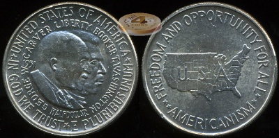 США. 1/2 доллара. 1951 (XF+. Серебро)