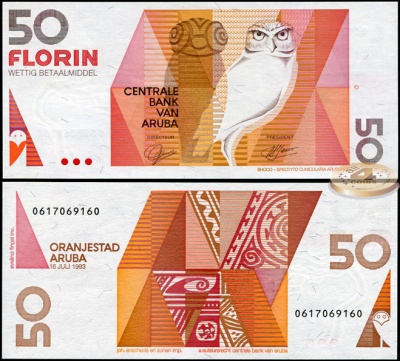 Аруба. 50 флоринов (Unc) 1993