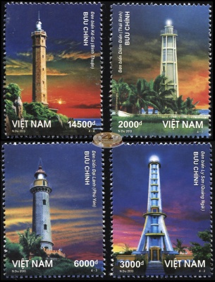 Вьетнам. 2013. Маяки Вьетнама (Серия. MNH OG)