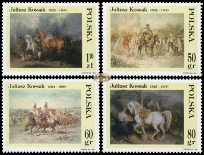 Польша. 1997. Картины Юлиуша Коссака (Серия. MNH OG)
