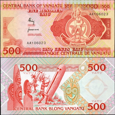 Вануату. 500 вату (Unc) 1982
