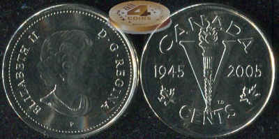 Канада. 5 центов. 2005 (Unc)