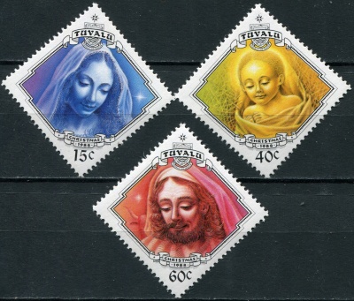 Тувалу. 1988. Рождество (Серия. MNH OG)